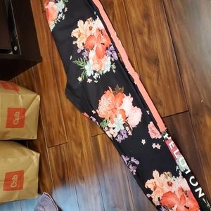 Peloton floral workout pants